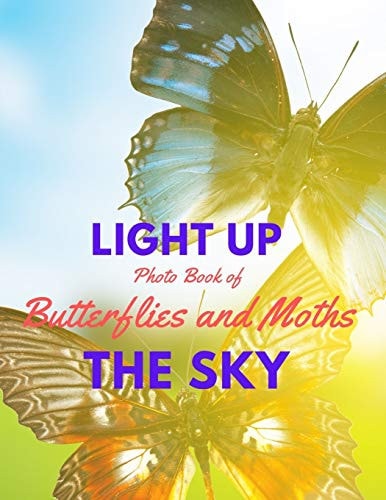 Light Up the Sky Photo Book of Butterflies and Moths Picture Book of Full Color Photography of Butterflies and Moths