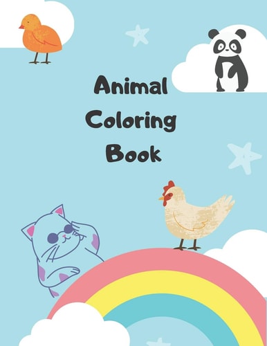 Animal Coloring Book Kids Coloring Books Animal Coloring Book For Kids Aged 3-8