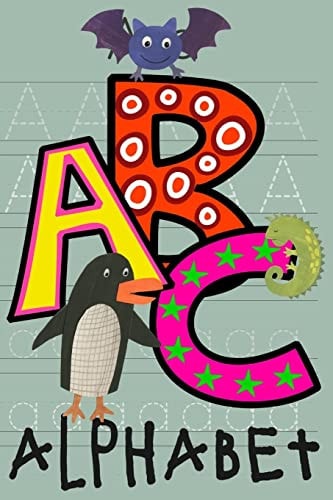 ABC Alphabet Trace the Letters - Cute Animal Activity Book - ABC for Kids Ages 2-5-yo