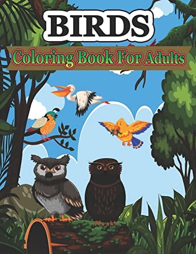 Birds Coloring Book for Adults A Bird Lovers Coloring Book with 30 Gorgeous Bird Designs