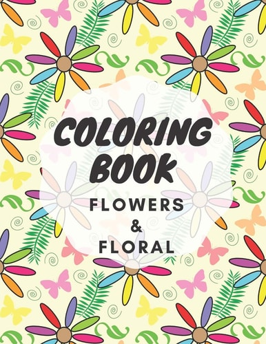 Coloring Book Flowers & Floral