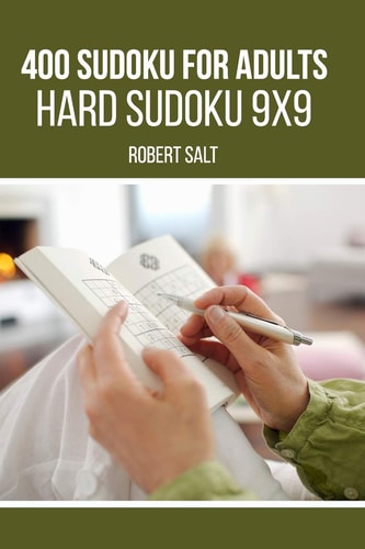 400 Sudoku for Adults Hard Sudoku 9x9