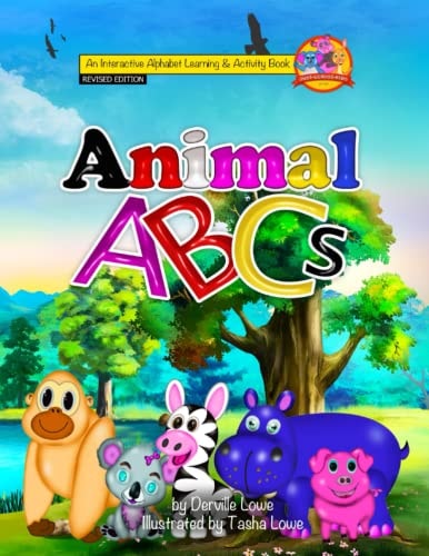 Just Genios Animal ABCs An Interactive Learning and Activity Book