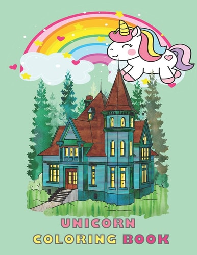 Unicorn Coloring Book Unicorn Day For Kids Ages 4-8, 26 Designs, Size 8.5x11