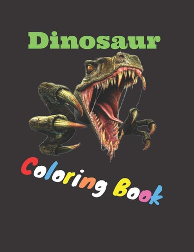 Dinosaur Coloring Book 50 Page of Coloring Dinausor Size "8.5 "11