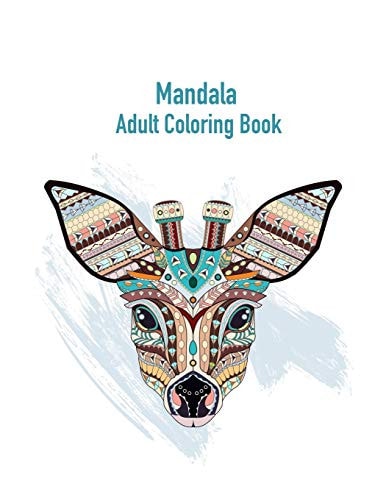 Mandala Adult Coloring Book Book Anti-stress for Adults with Various Animals for Relaxation