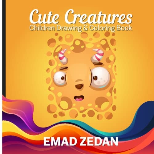 Cute Creatures Children Drawing & Coloring Book