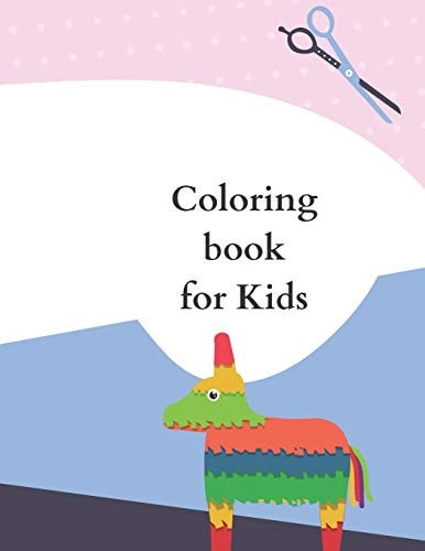 Coloring Book for Kids 50 Coloring Pages, Gift for Kids, Ages 3, 4, 5, Multi