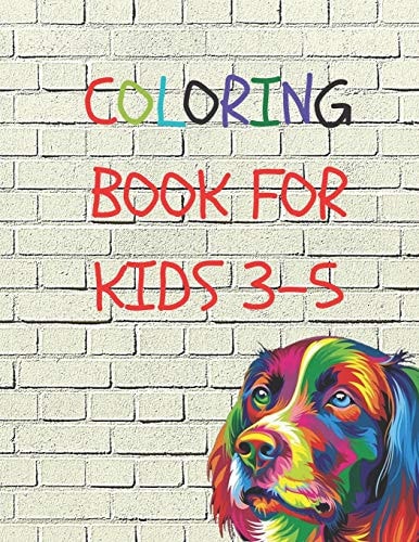 Coloring Book for Kids 3-5 50 Coloring Pages, Gift for Kids, Ages 3, 4, 5, Multi