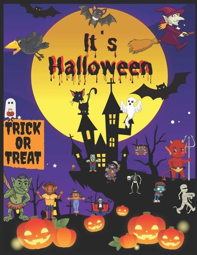It's Halloween I Spy Spooky Learning Activity Book For Kids