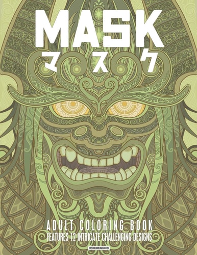 Mask Adult Coloring Book マスク大人の塗り絵
