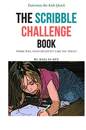 The Scribble Challenge Book Perfect for Travel, at Work, Or Anywhere You Need a Bit of a Distraction.