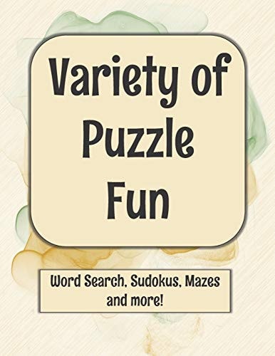 Variety of Puzzle Fun Word Search, Sudokus, Mazes and More!