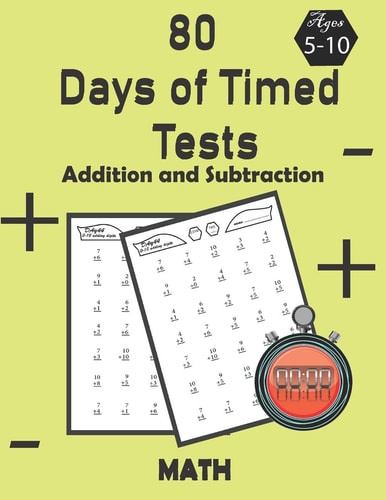 Addition and Subtraction Timed Test Digits 0-20, Age (5-10), Practice Probléme Mathématique