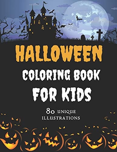 Halloween Coloring Book For Kids Big Coloring Book For Creative Children