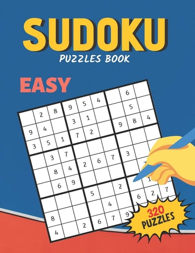 Sudoku Activity Book Easy 320 Puzzles Fun and Brain Exercises for Adluts, Smart Gifts for Women & Men