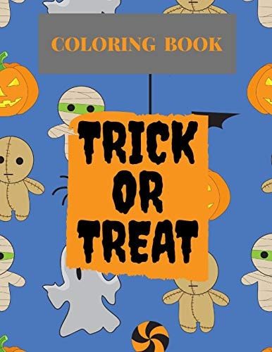 Coloring Book Trick Or Treat Halloween Coloring Book for Kids, Happy Halloween