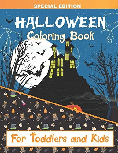 Halloween Coloring Book for Toddlers and Kids Spooky and Fun Coloring Book For Kids