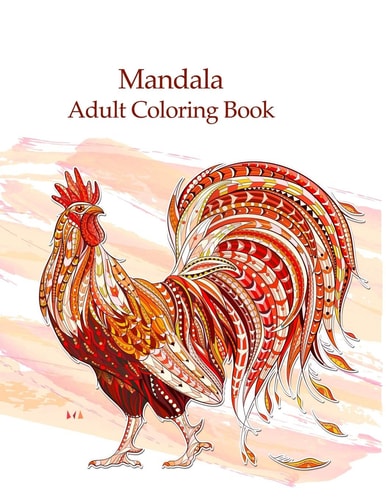 Mandala Adult Coloring Book 50 Magical Animals with a Fun, Easy and Relaxing Design