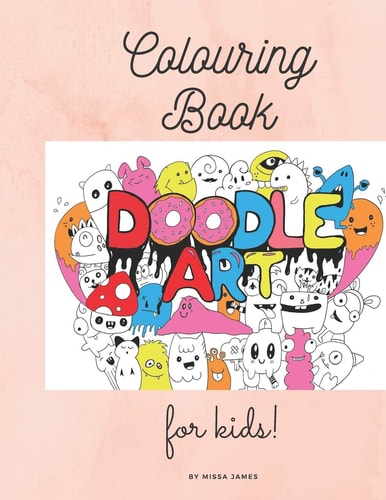 Colouring Book for Kids Doodle Art