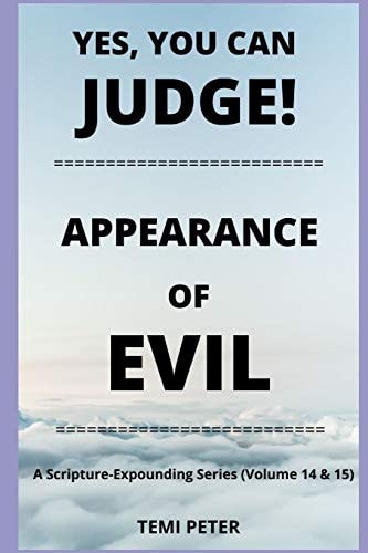 Yes, You Can Judge!... Appearance of Evil