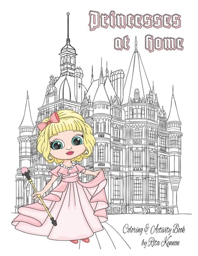 Princesses at Home Coloring & Activity Book