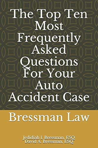 The Top Ten Most Frequently Asked Questions For Your Auto Accident Case
