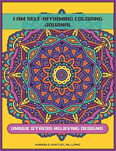 I Am Self-Affirming Coloring Journal