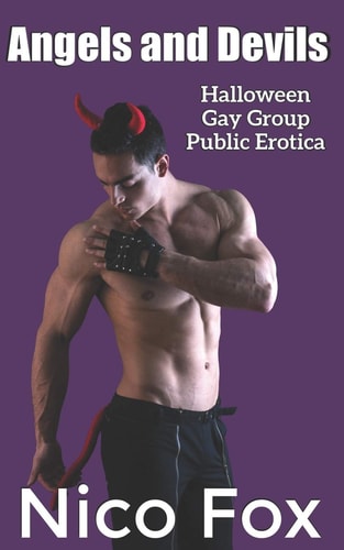 Angels and Devils Halloween Gay Group Public Erotica