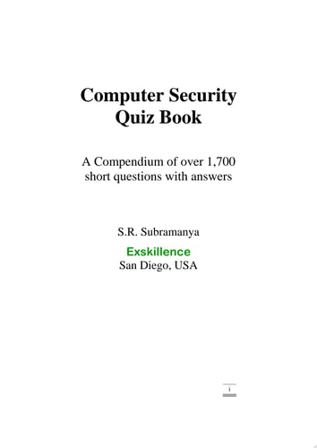 Computer Security Quiz Book