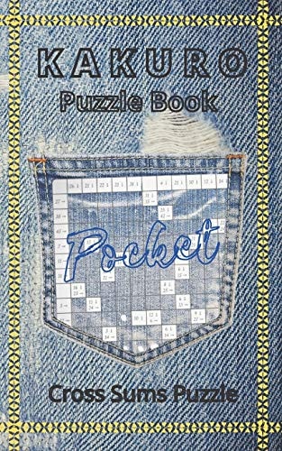 Kakuro Cross Sums Kakuro Puzzle For Adults Pocket Version