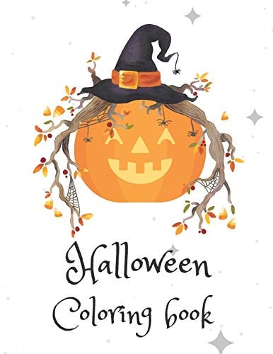Halloween Coloring Book Fun Designs For Kids and AdultsMonsters Witches Trick Or Treat Happy Sweets