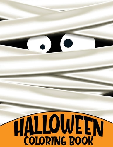 Halloween Coloring Book Spooky Fun For Kids Ages 3-5