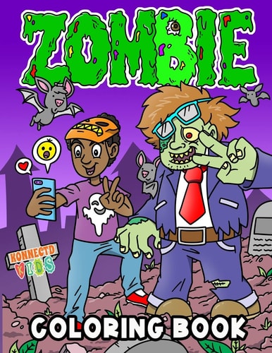 Zombie Coloring Book Fun and Unique Halloween Coloring Pages for Kids Who Love Zombies