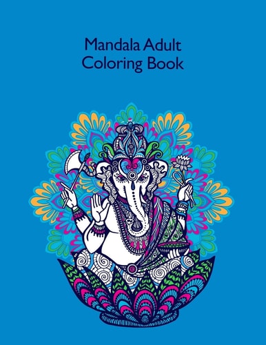 Mandala Adult Coloring Book Coloring Book "50 Cool Animals" with a Fun, Easy and Relaxing Design