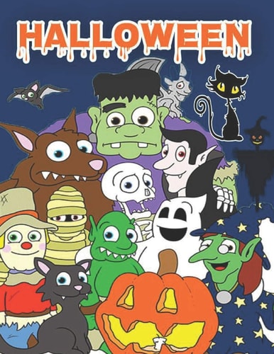 Halloween Halloween Unicorn Coloring Book for Kids, A Fun Gift Idea for Kids - Coloring Pages for Kids