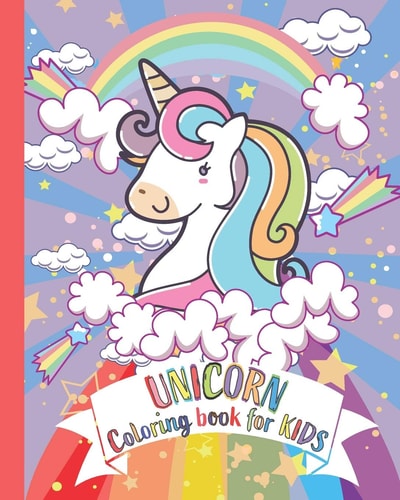 Unicorn Coloring Book for Kids Kids Coloring Book with Beautiful and Funny Unicorn Designs. A Good Activity Book for Kids, Children and Girls Ages 4-8 Years to Improve Their Coloring Skills. Size 8" X 10" 50 Pages Matte Cover.