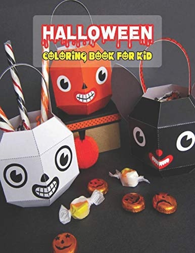Halloween Coloring Book for Kid Coloring Book For Kids, A Spooky Coloring Book For Creative Children