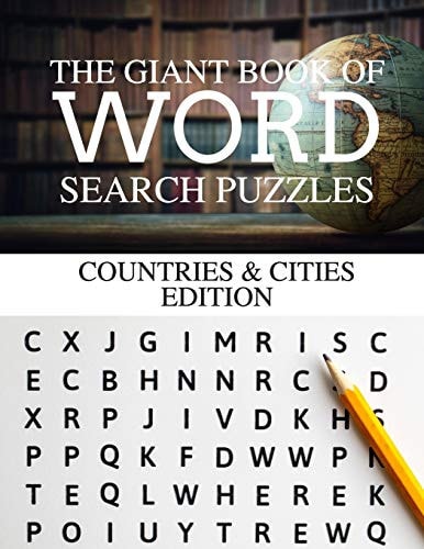 The Giant Book of Word Search Puzzles Countries and Cities Edition
