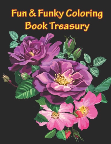 Fun & Funky Coloring Book Treasury Mandalas and More Coloring Book Treasury