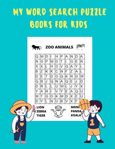 My Word Search Puzzle Books For Kids Word Searches for Clever Kids Ages 6-8, Wordsearches For Second Grade, 60 Large Print Word Search Puzzles, Wordsearch Kids Activity Workbooks