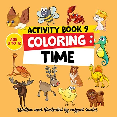 Coloring Time Activity Book 9