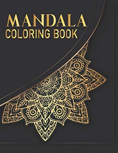 Mandala Coloring Book Flower Mandalas Adult Coloring Book For Relaxation Gift for Thanksgiving Day, Christmas