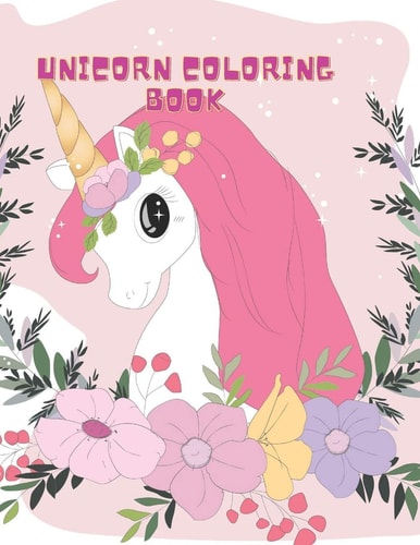 Unicorn Coloring Book Happy Unicorns Coloring Book