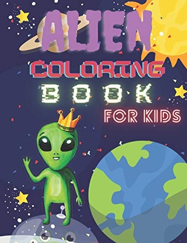 Alien Coloring Book for Kids
