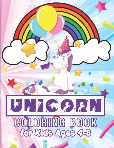 Unicorn Coloring Book for Kids Ages 4-8 42 Unique Unicorn Coloring Pages for Kids Toddlers Boys & Girls, 8.5 X 11 Inches