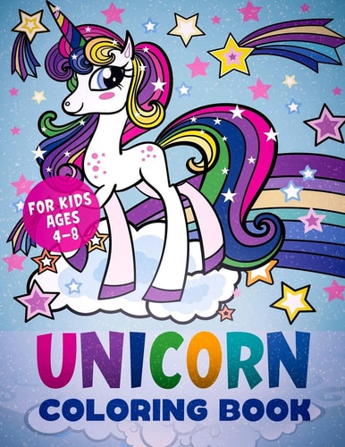 Unicorn Coloring Book For Kids Ages 4-8 Simply For You Coloring