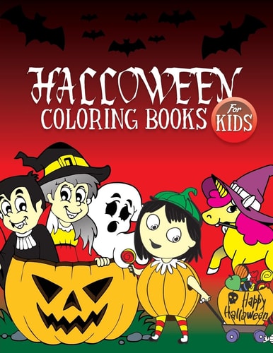 Halloween Coloring Books for Kids Adorable Designs For Kids Halloween Coloring Book