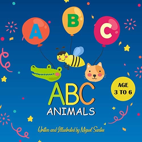 ABC Animals Early Stage Reading Book