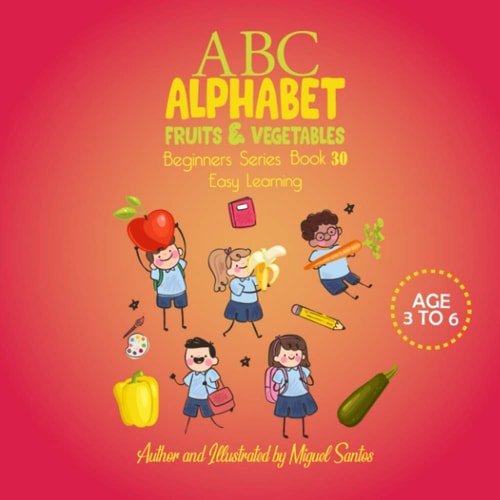 Fruits and Vegetables Early Stages Reading Book For Kids